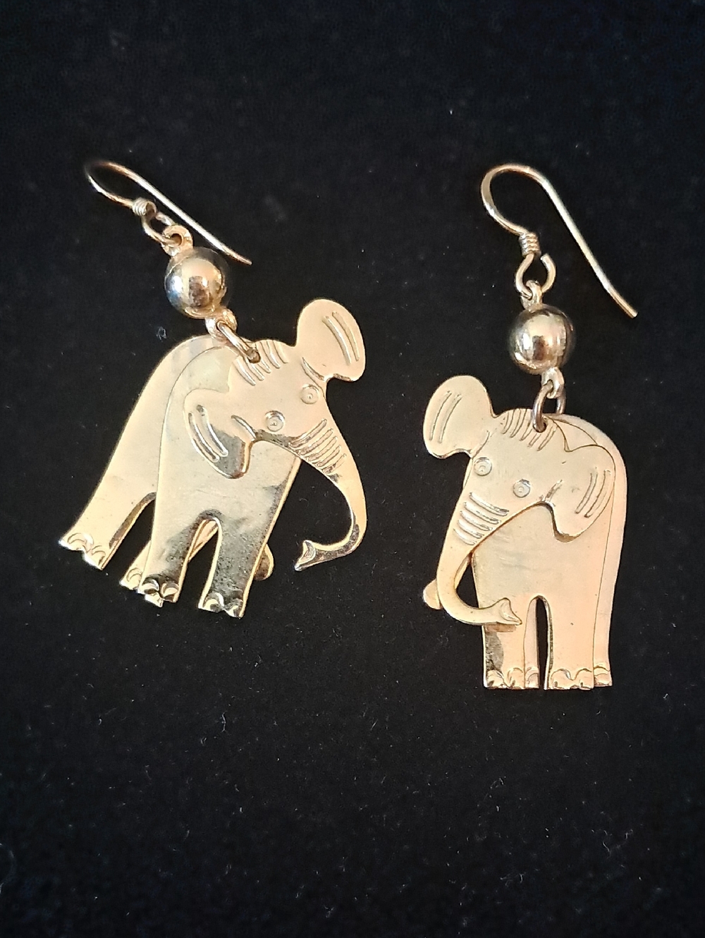 Vintage Elephant Earrings